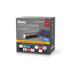 Streaming Stick+ HD/4K/HDR Streaming Device with Long-range Wireless and Voice Remote with TV Controls